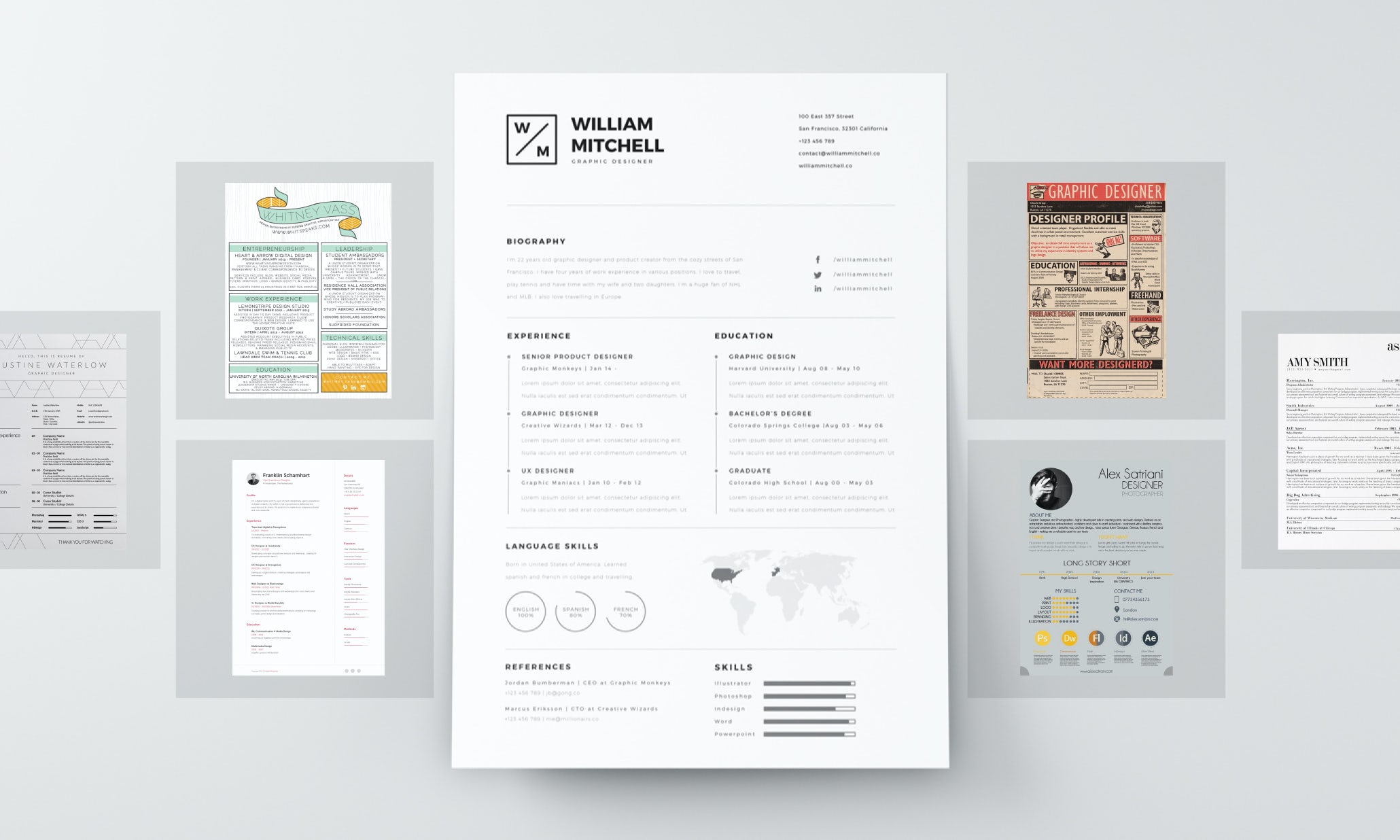 7 resume design principles that will get you hired - 99designs
