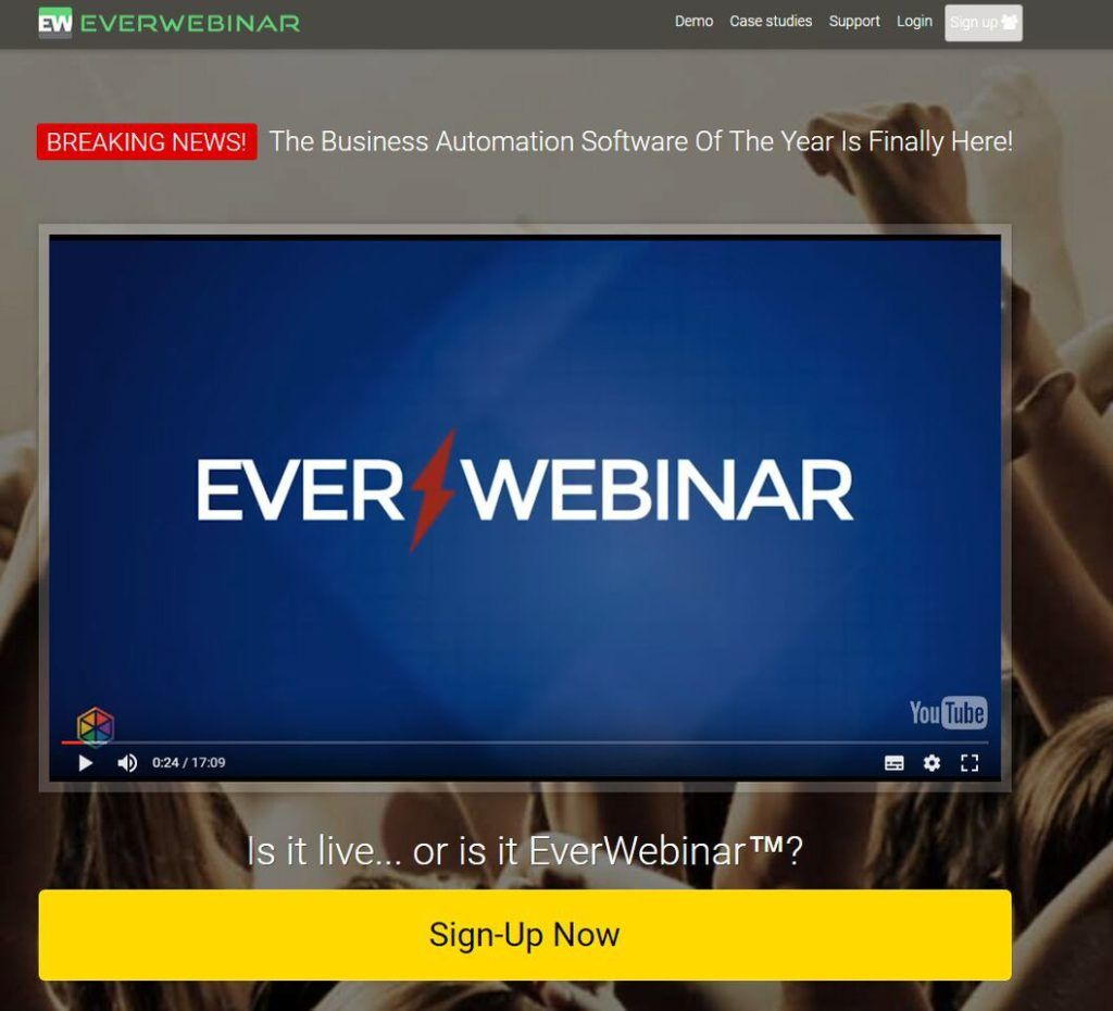 Everwebinar is the Best Webinar Software For Every Business: Evergreen  Webinars Work | Webinar, Webinar hosting, Growth marketing