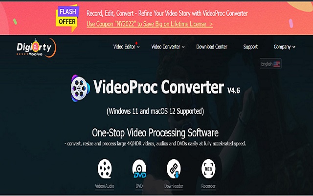 Videoproc; one of the best screencasting and screenrecording software 
