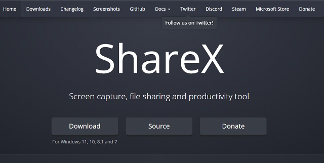ShareX; One of the best screencasting and screenrecording software 