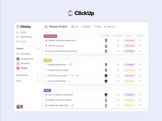 Project Management Software