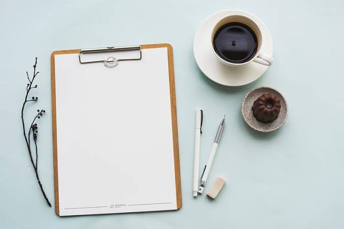 Cofee and writing pad at paypant.com