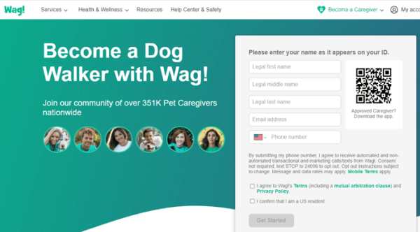 Wag! Dog Walking Gig App  www.paypant.com