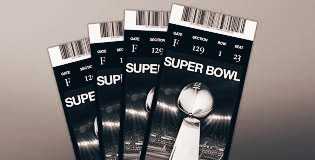 Four tickets to the NFL super bowl 