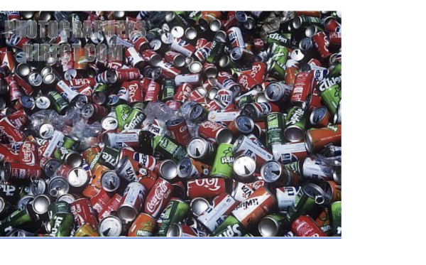 Soda cans