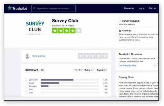 Surveyclub Review  www.paypant.com