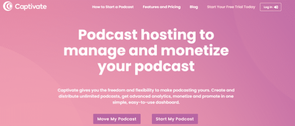 Captivate podcast hosting platform  www.paypant.com