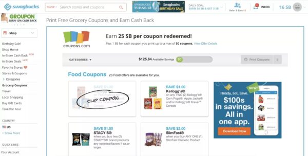 Swagbucks Review: Here's How To Earn $1000 printing coupons! 
www.paypant.com
