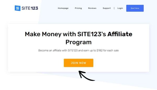 Site123 Affiliate program www.paypant.com