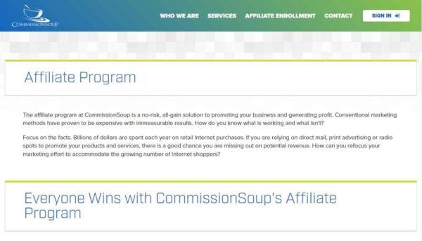 Commision soup Affiliate program www.paypant.com