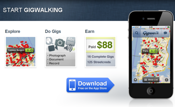Gigwalk app www.paypant.com