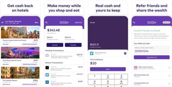 Dosh app  money-making apps for fast cash www.paypant.com