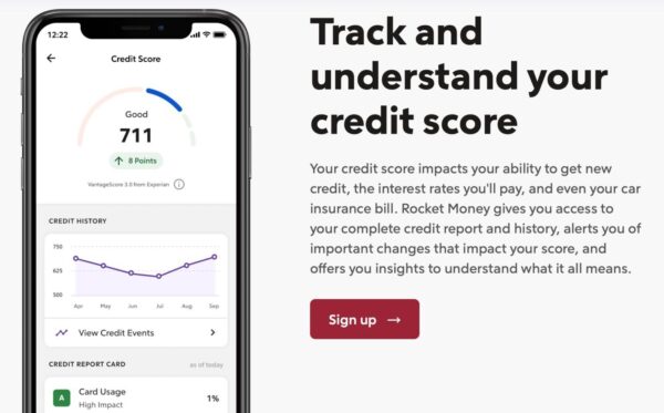 Track your credit score with Rocket Money www.paypant.com