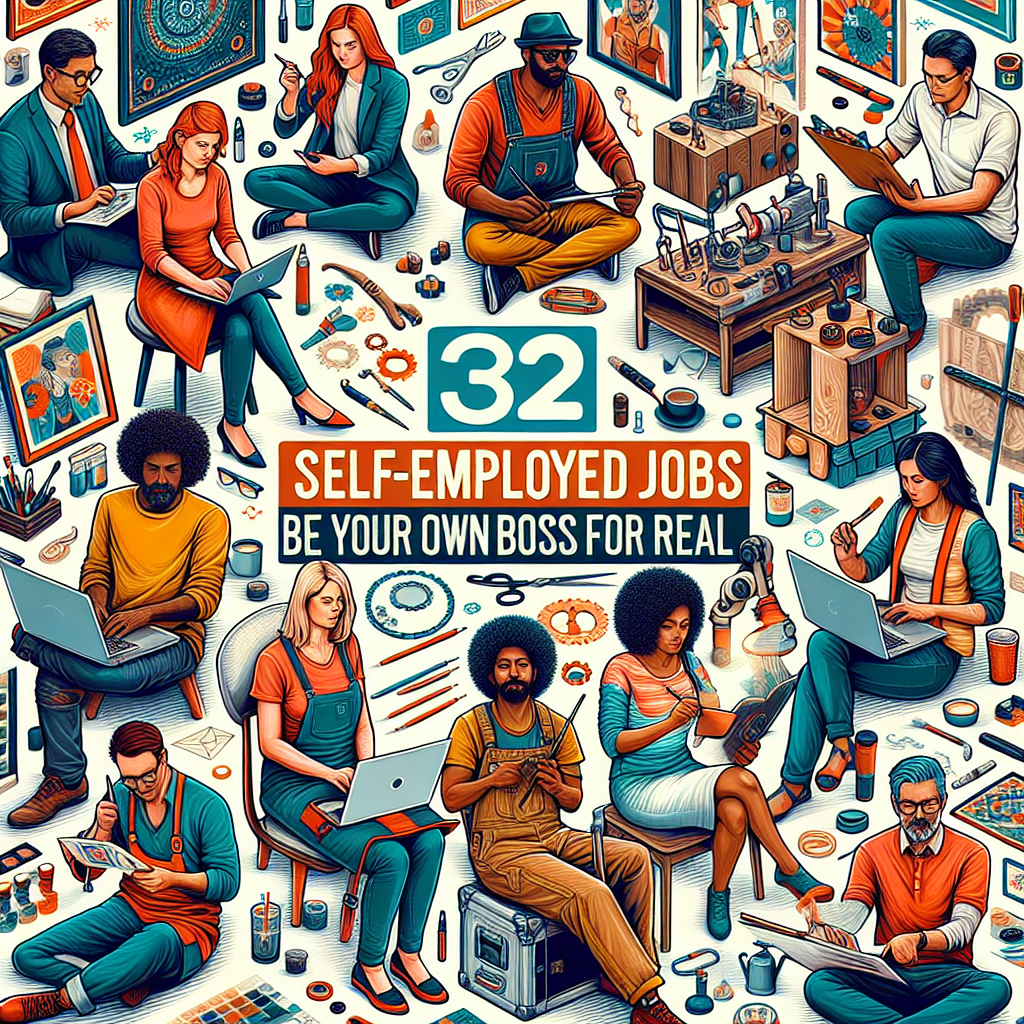 32 Best Self-Employed Jobs [Be Your Own Boss for Real]